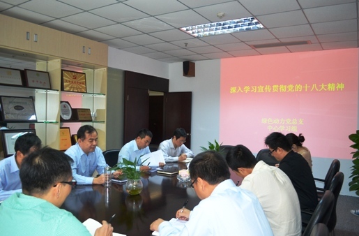 熊猫体育集团党总支组织学习十八大精神